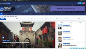 wordpress博客新闻主题 newsup