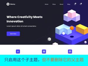 blocksy主题制作外贸网站
